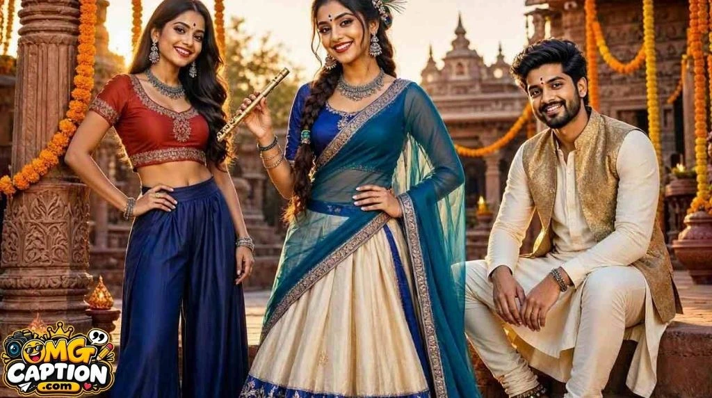 Janmashtami Outfit Captions for TikTok