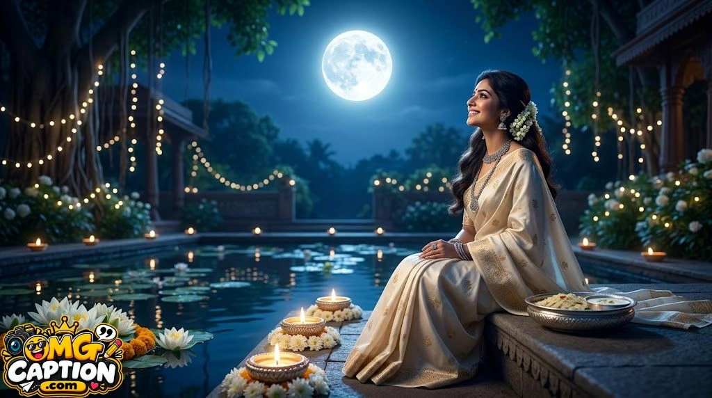 Aesthetic Sharad Purnima Captions