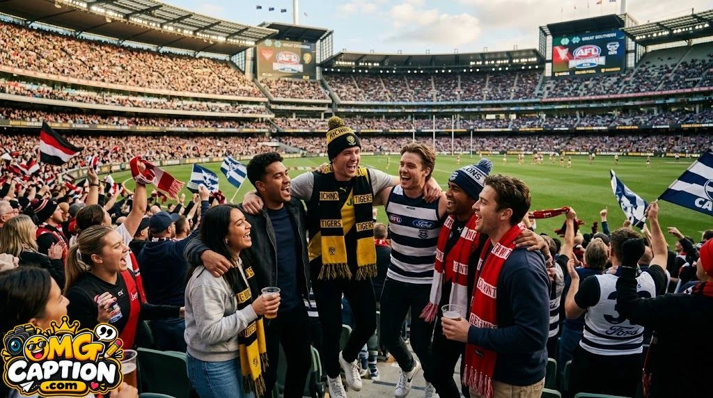 AFL Grand Final Captions for Friends