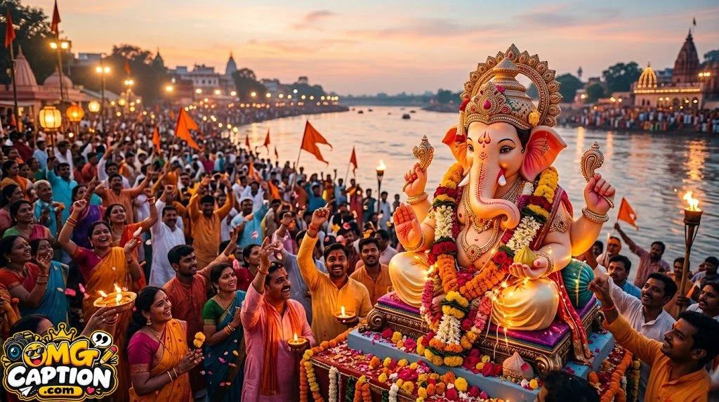 Anant Chaturdashi Captions With Blessings and Wishes