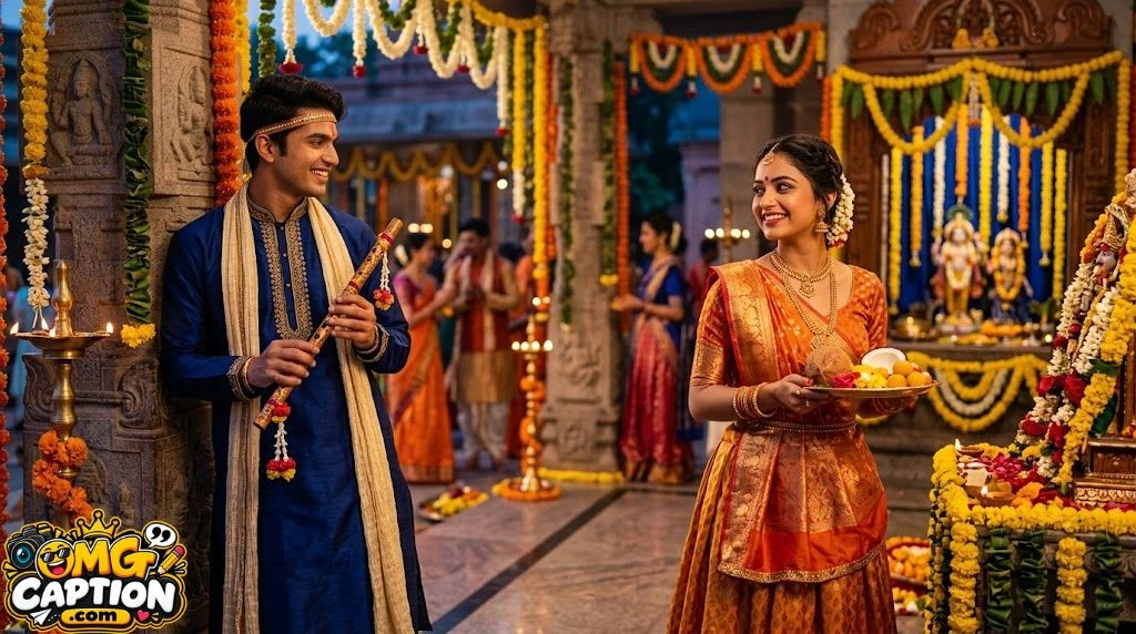 Balarama Jayanti Captions for Traditional Outfits