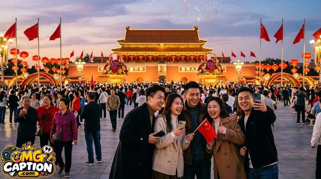 Chinese National Day Captions for Photo Dumps