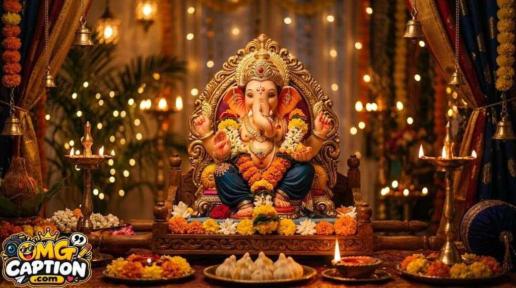 Creative Ganpati Bappa Quotes for Photos