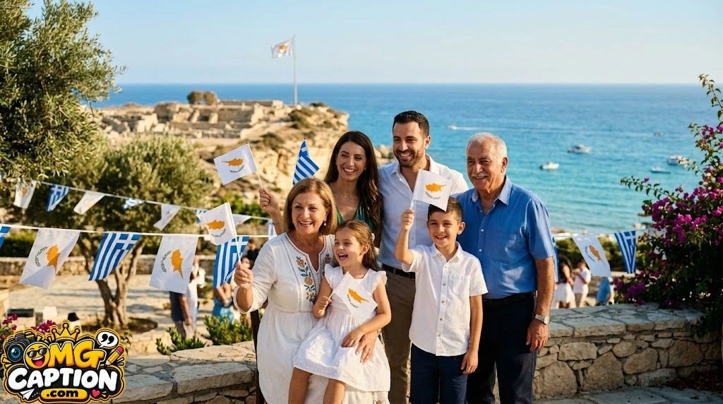 Cyprus Independence Day Captions for Family Photos