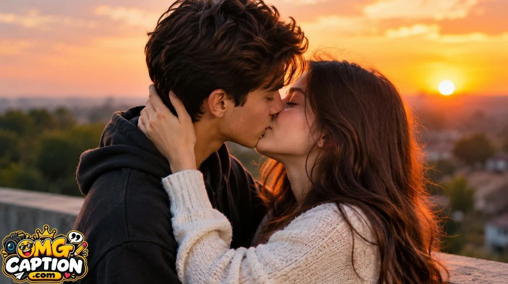 First Kiss Captions for Instagram