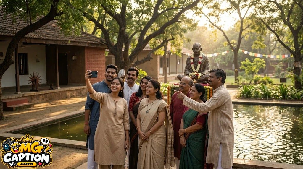 Gandhi Jayanti Captions for Photo Dumps