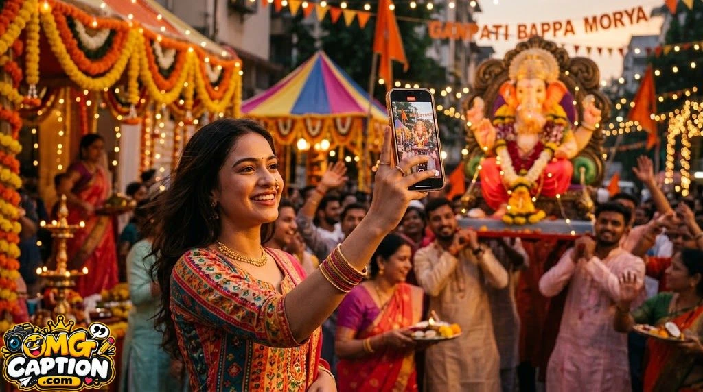 Ganesh Chaturthi TikTok Captions for Reels and Short Videos