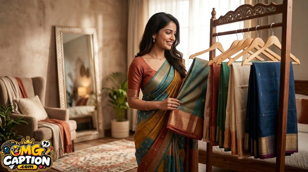 How to Choose a Short Saree Caption for Instagram