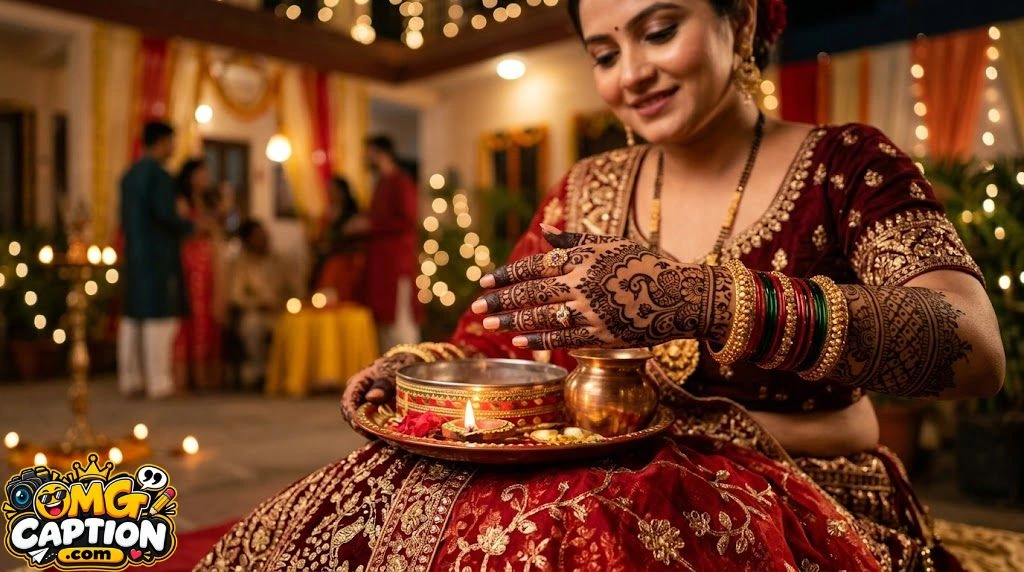 Karwa Chauth Mehndi Captions