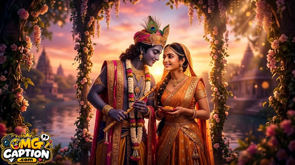 Radha Krishna Captions for TikTok and Reels