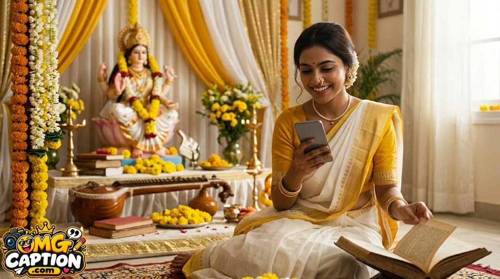Saraswati Puja Captions for Instagram: 200+ Beautiful & Devotional Ideas