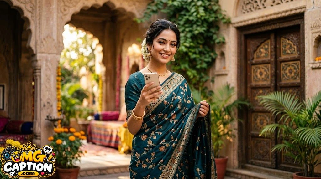 Short Saree Captions for Instagram