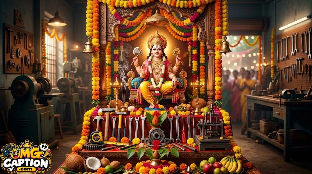 Vishwakarma Puja Captions for Instagram, TikTok & Facebook